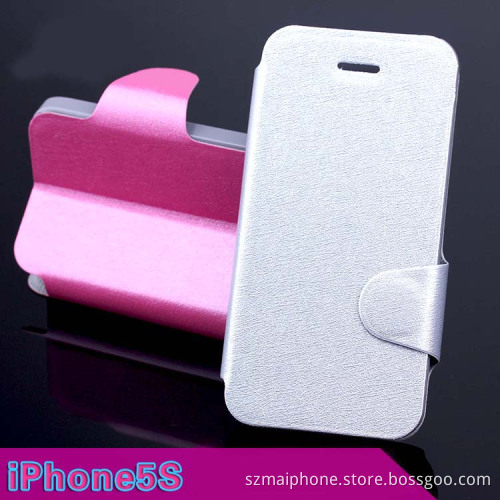 Silk Pattern of Leather Case for iPhone 5s